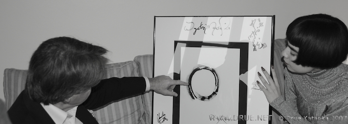 Steven Spurrier interprets Drue's brush stroke as wine