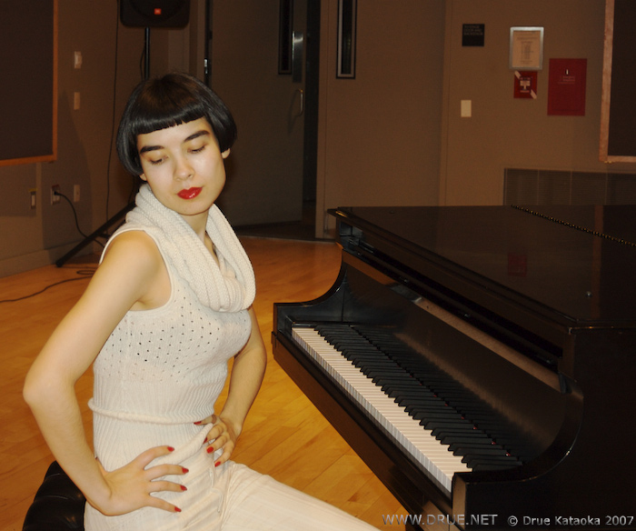 Drue in the Rehearsal at the Piano, Jazz at Lincoln Center