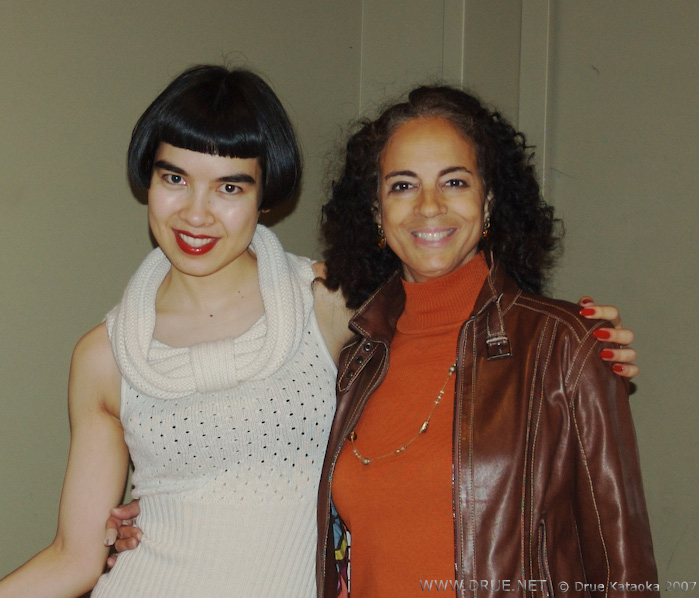 Drue with the one and only Genevieve Stewart, Wynton Marsalis Enterprises, Jazz at Lincoln Center