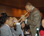 Wynton plays to Victor Goines, Artistic Director of Jazz Studies, The Juilliard School, New York