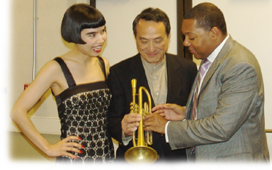 Wynton Marsalis and Drue