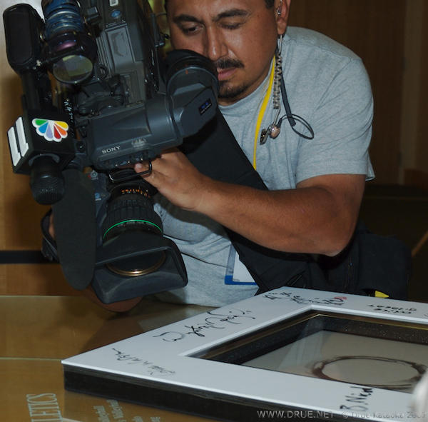NBC Cameraman close up on Enso 2008