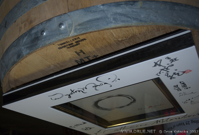 Oak Barrels at Au Bon Climat - platform for Enso 2008